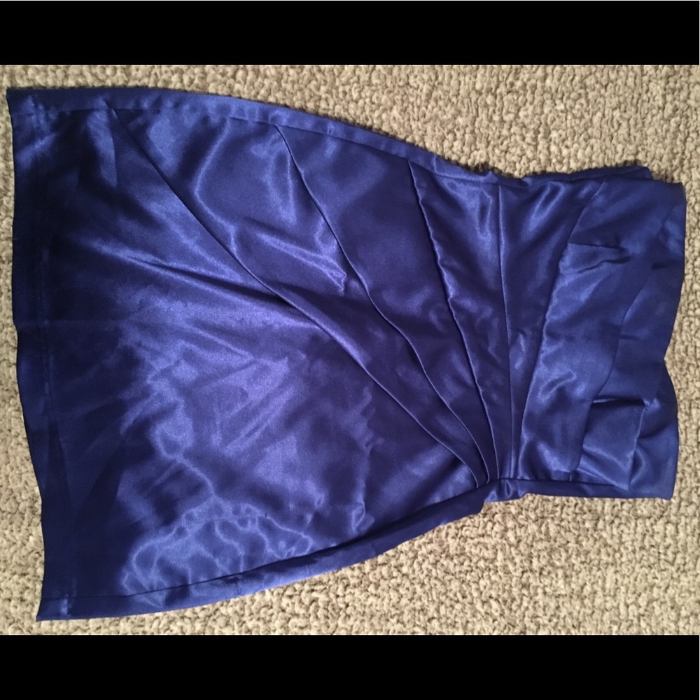 Navy blue cocktail dress